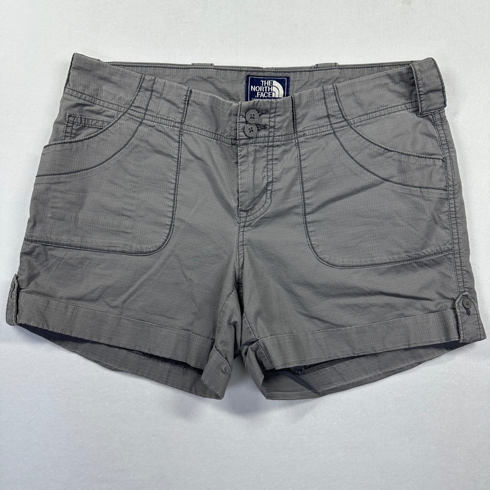The North Face Shorts 8 Gray Hiking Cargo Utility Gorpcore Flap Pockets Summer